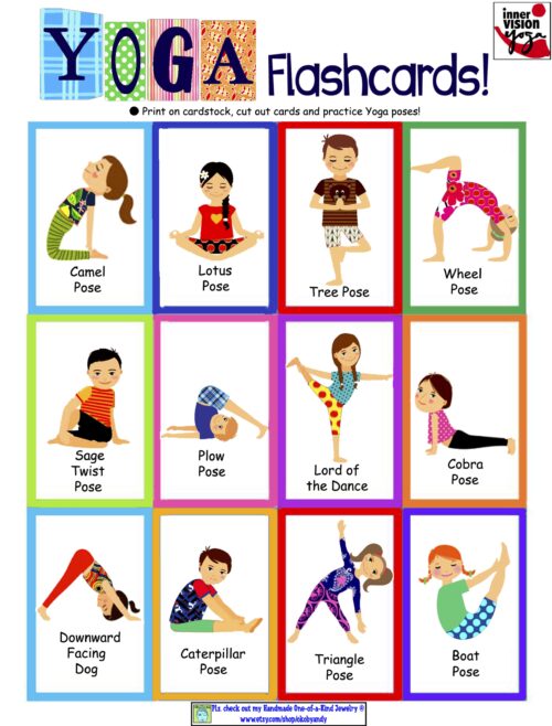 Yoga Flash Cards 